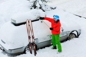 Auto im Skiurlaub