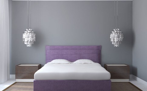 Bett im Schlafzimmer