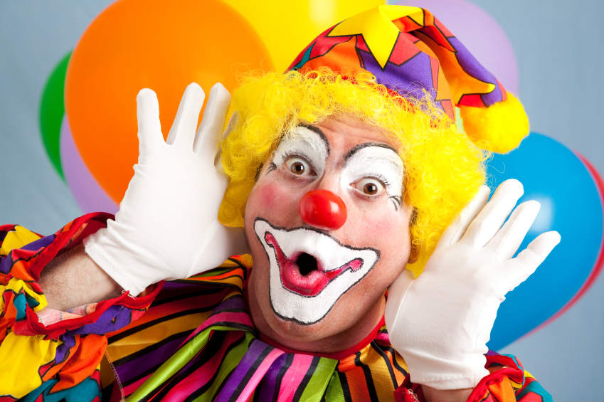 Mit einem Clown Kostüm die Kinderparty rocken