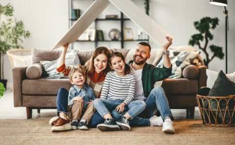 Glückliche Familie