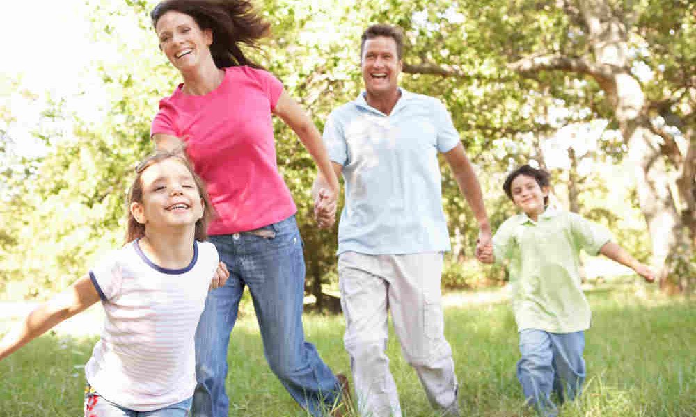 Familie im Park