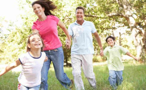 Familie im Park