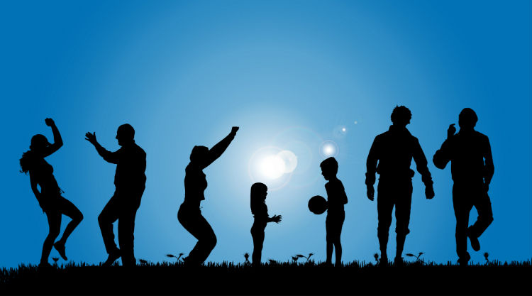 Illustration Familiensport