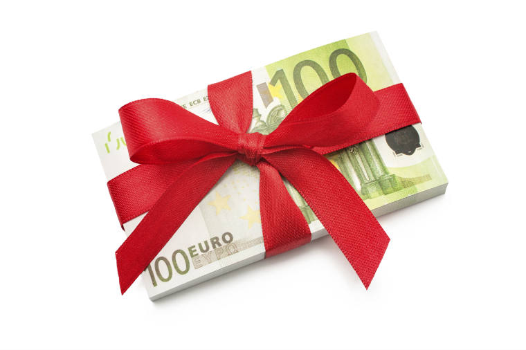 Geld Geschenke zu Weihnachten