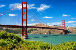 Blick auf die Golden Gate Bridge