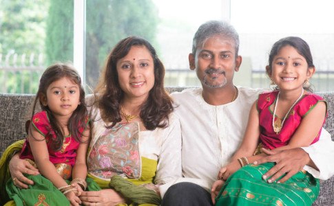 Indische Familie