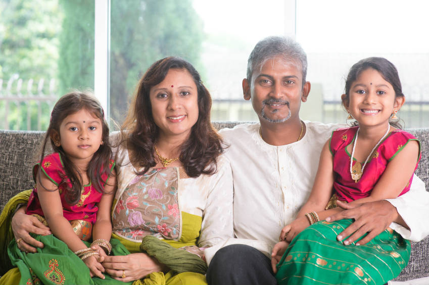 Indische Familie