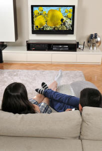 Kinder vor dem Fernseher