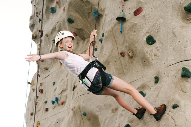 Kindergeburtstag Kletterwand