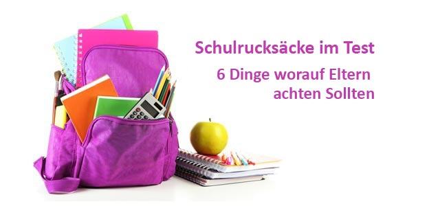 Schulranzen Test