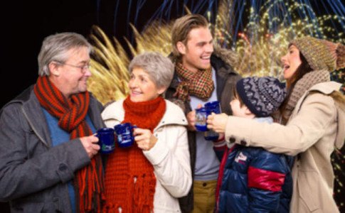 Jahreswechsel mit der ganzen Familie