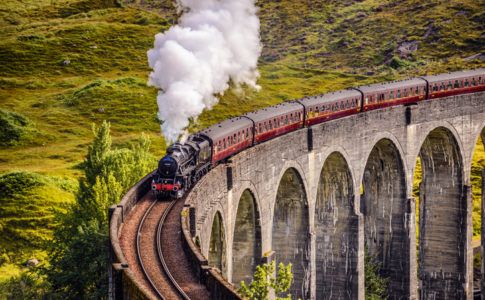 Lokomotive aus dem Film Harry Potter