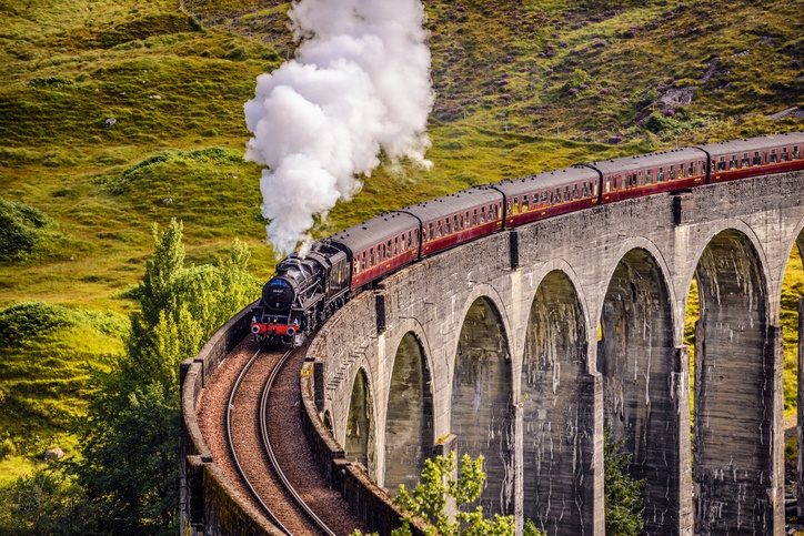 Lokomotive aus dem Film Harry Potter