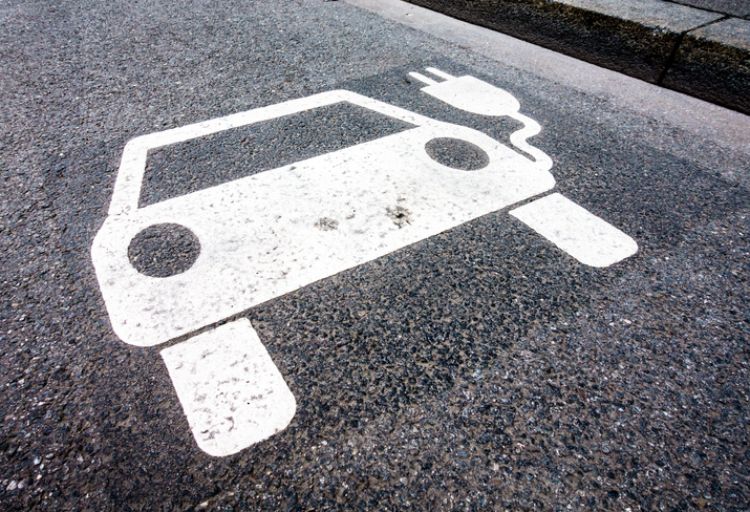 Elektroautoparkplatz