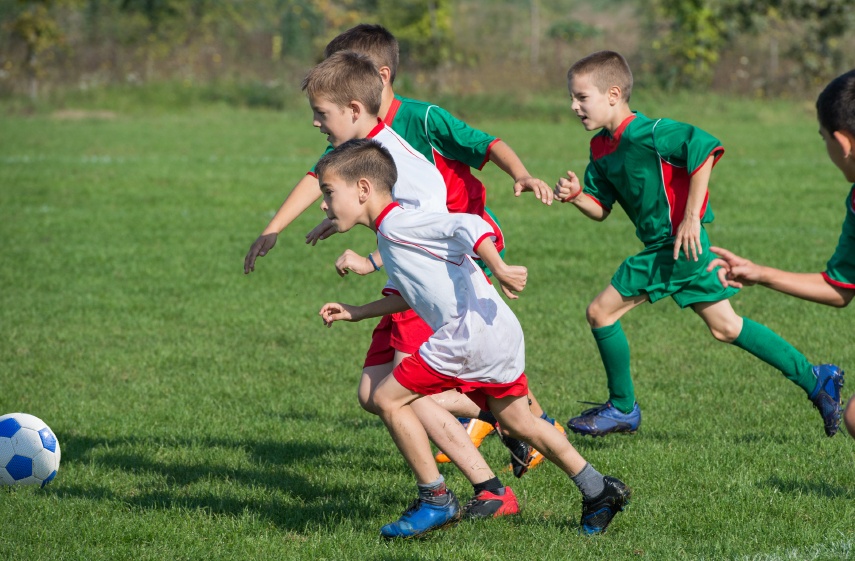 Fußball spielen
