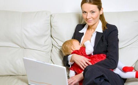 Alleinerziehende Singlemutter