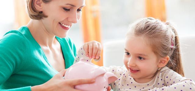 Geld sparen Sparschwein